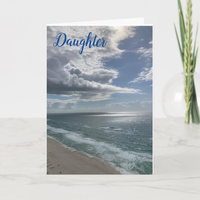 TIME TO CELEBRATE YOU ON BIRTHDAY *DAUGHTER* Card (Front)