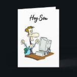 TIME TO CELEBRATE YOU ON BIRTHDAY *SON* Card<br><div class="desc">TIME TO CELEBRATE YOU  ***SON**** THANKS FOR STOPPING BY ONE OF MY EIGHT STORES!</div>