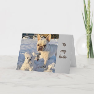 TIME TO "CELEBRATE" YOU - "TWIN'S" CARD