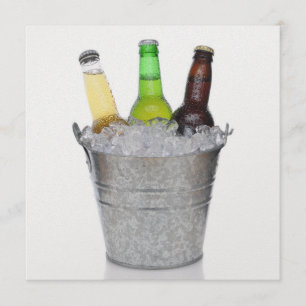 Time to Chill - Beer Bottles Invitation