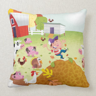 Time to Count - Farmyard Cushion