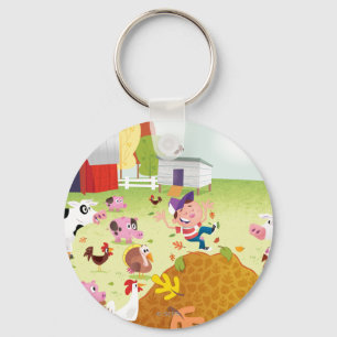 Time to Count - Farmyard Key Ring