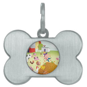 Time to Count - Farmyard Pet Name Tag