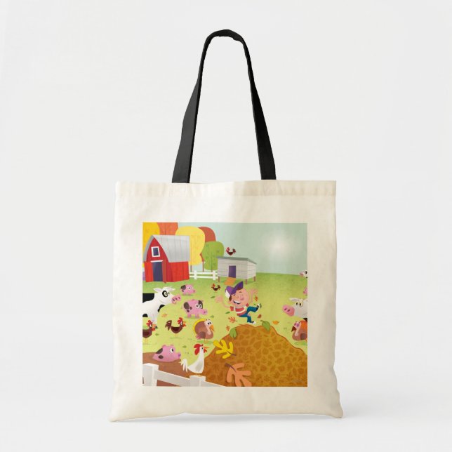 Time to Count - Farmyard Tote Bag (Front)