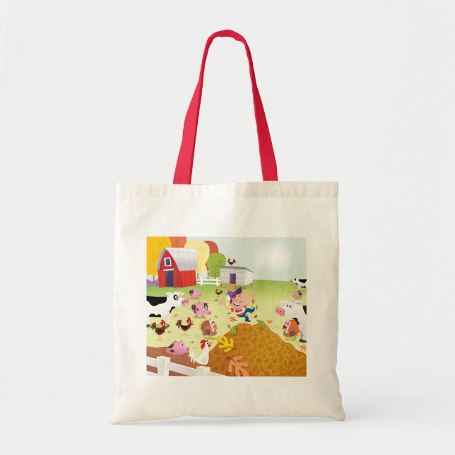 Time to Count - Farmyard Tote Bag (Front)