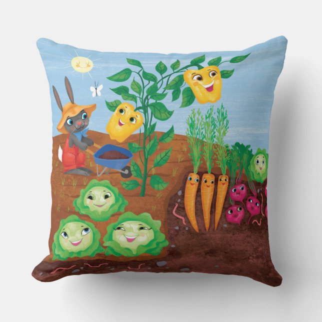 Time To Count-Garden Cushion (Front)