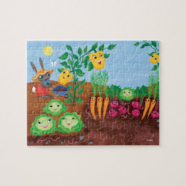 Time To Count-Garden Jigsaw Puzzle (Horizontal)