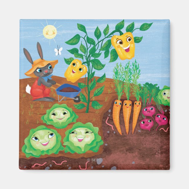 Time To Count-Garden Magnet (Front)