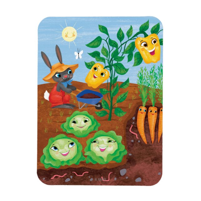 Time To Count-Garden Magnet (Vertical)