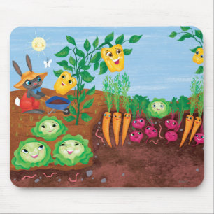 Time To Count-Garden Mouse Mat
