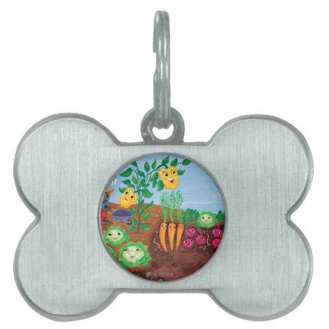 Time To Count-Garden Pet Name Tag (Front)