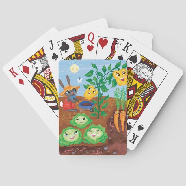 Time To Count-Garden Playing Cards (Back)