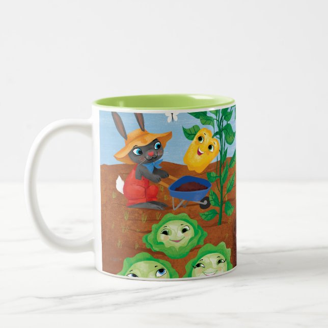 Time To Count-Garden Two-Tone Coffee Mug (Left)