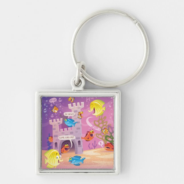 Time To Count-Under the Sea Key Ring (Front)