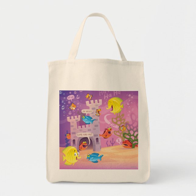 Time To Count-Under the Sea Tote Bag (Front)