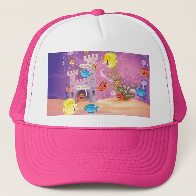 Time To Count-Under the Sea Trucker Hat (Front)