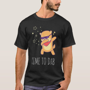 Time To Dab Funny Cute Kawaii Anime Shiba Inu Dog T-Shirt
