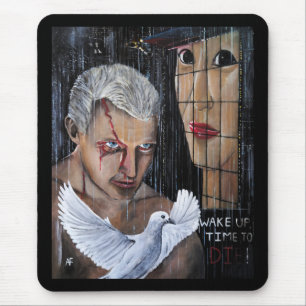 Time to Die! Painting by Alfred Fox Mouse Mat