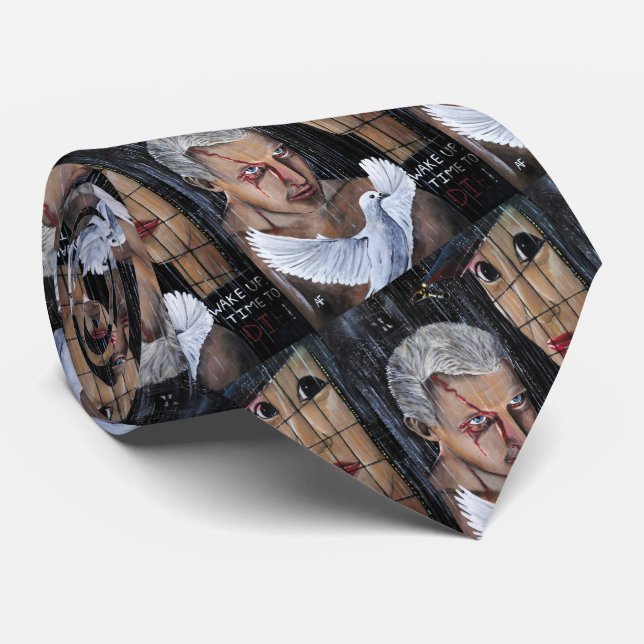 Time to Die! Painting by Alfred Fox Tie (Rolled)