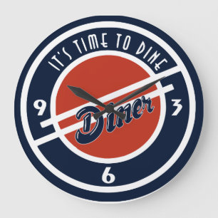 Time To Dine - Acrylic Wall Clock