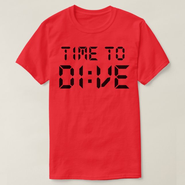 Time To Dive Cave Diving Dive Master Advanced Dive T-Shirt (Design Front)