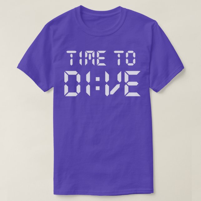 Time To Dive Cave Diving Dive Master Advanced Dive T-Shirt (Design Front)