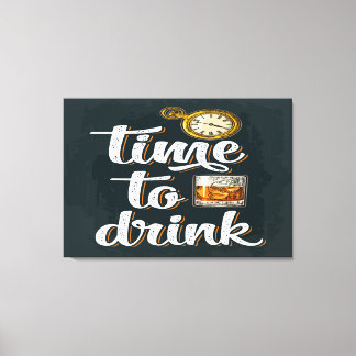 Time To Drink Canvas Print