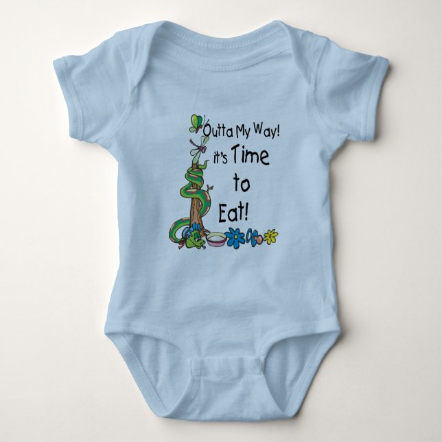 Time to Eat Baby Bodysuit (Front)