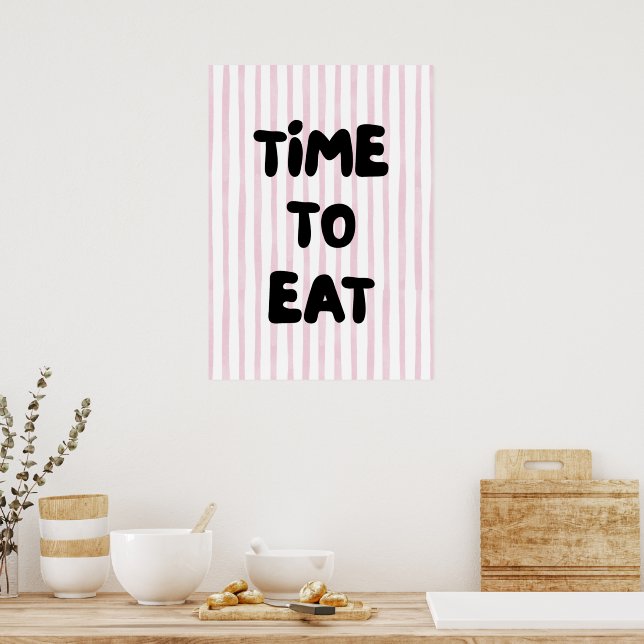 Time to eat  poster (Kitchen)
