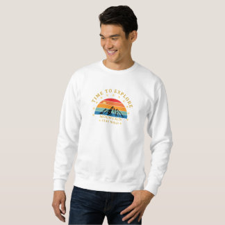 Time to Explore Mountain Shirt – Retro Hiking Tee