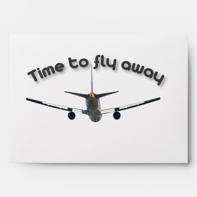 Time to fly away envelope (Front)
