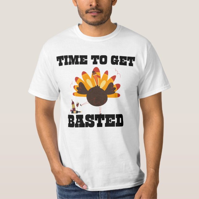Time to Get Basted cool  T-Shirt (Front)