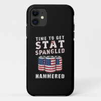 Time To Get Star Spangled Hammered Beer USA Flag