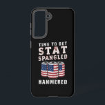 Time To Get Star Spangled Hammered Beer USA Flag Samsung Galaxy Case<br><div class="desc">Time To Get Star Spangled Hammered Beer USA Flag</div>