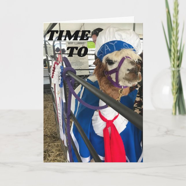 TIME TO GET "THE PARTY STARTED" CARD (Front)