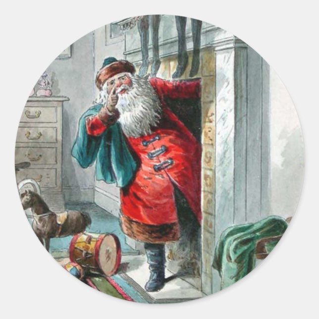 Time To Go - Christmas Sticker (Front)