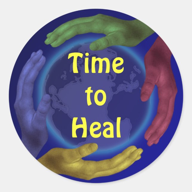 Time to Heal stickers (Front)