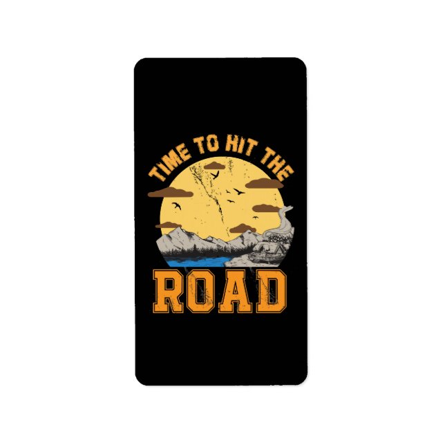 Time To Hit The Road  Label (Front)