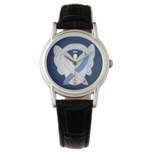 Time to Hope Diabetes IDDM Awareness Ribbon Watch