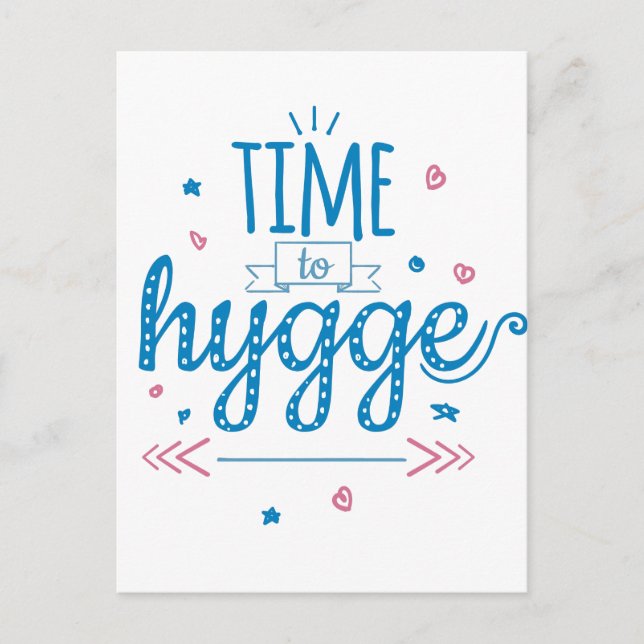 time to hygge postcard (Front)