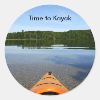 Time to kayak stickers
