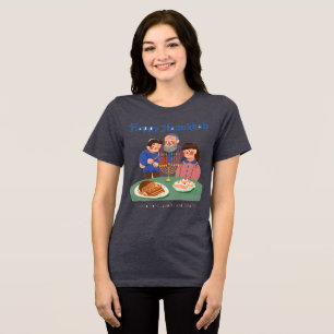 Time To Light Candles And Hearts T-Shirt Tri-Blend Shirt
