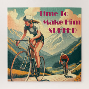 Time To Make Him Suffer Cycling Jigsaw Puzzle