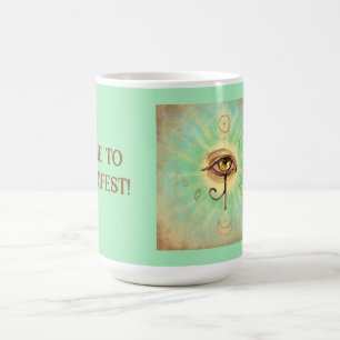 Time to manifest ! - egyptian magic coffee mug