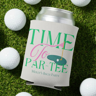 Time to Par-Tee – Fun Golf-Themed Bachelorette Can Cooler