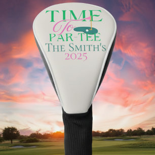 Time to Par Tee Golf Course Bachelorette Golf Head Cover