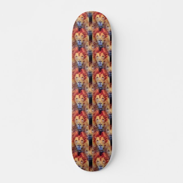 Time to Party Wild Lions Skateboard (Front)