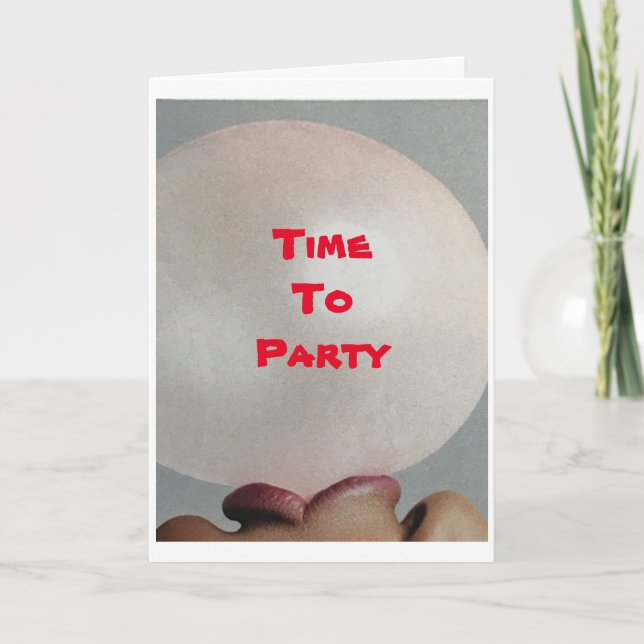 *TIME TO PARTY** YOU EARNED IT "RETIREMENT" CARD (Front)
