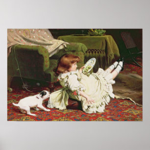 Time to Play, 1886 Poster