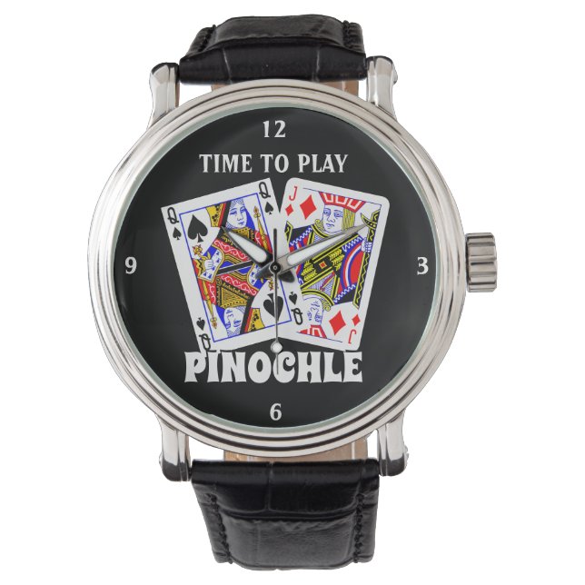 Time to Play Pinochle Watch (Front)